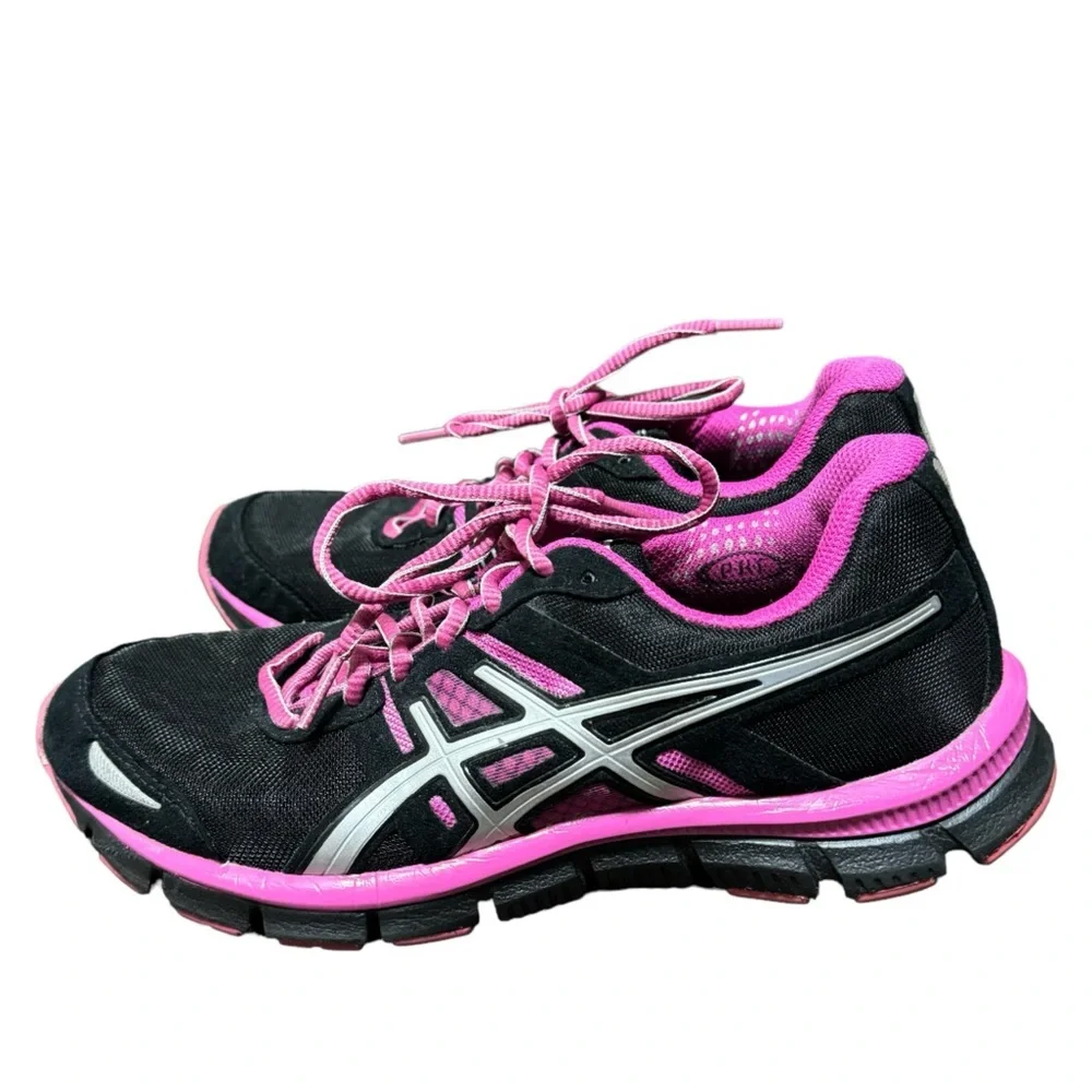 Asics Womens Gel Blur 33 T1H8N Pink Black Running Athletic Shoes Size US 6.5